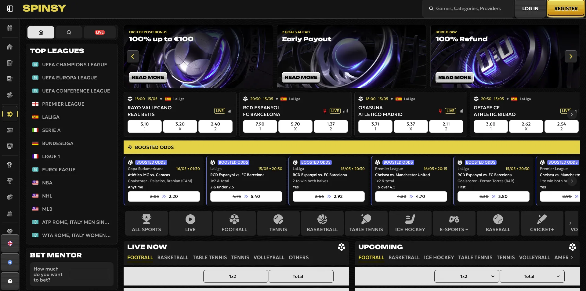 Live blackjack