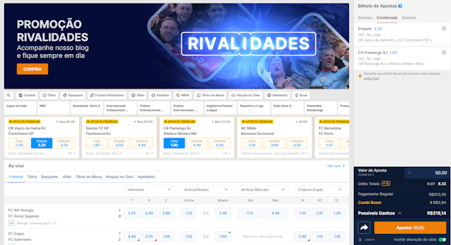 Apostas grátis