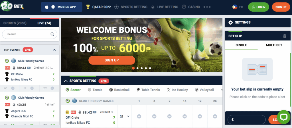 Site de aposta que da bonus